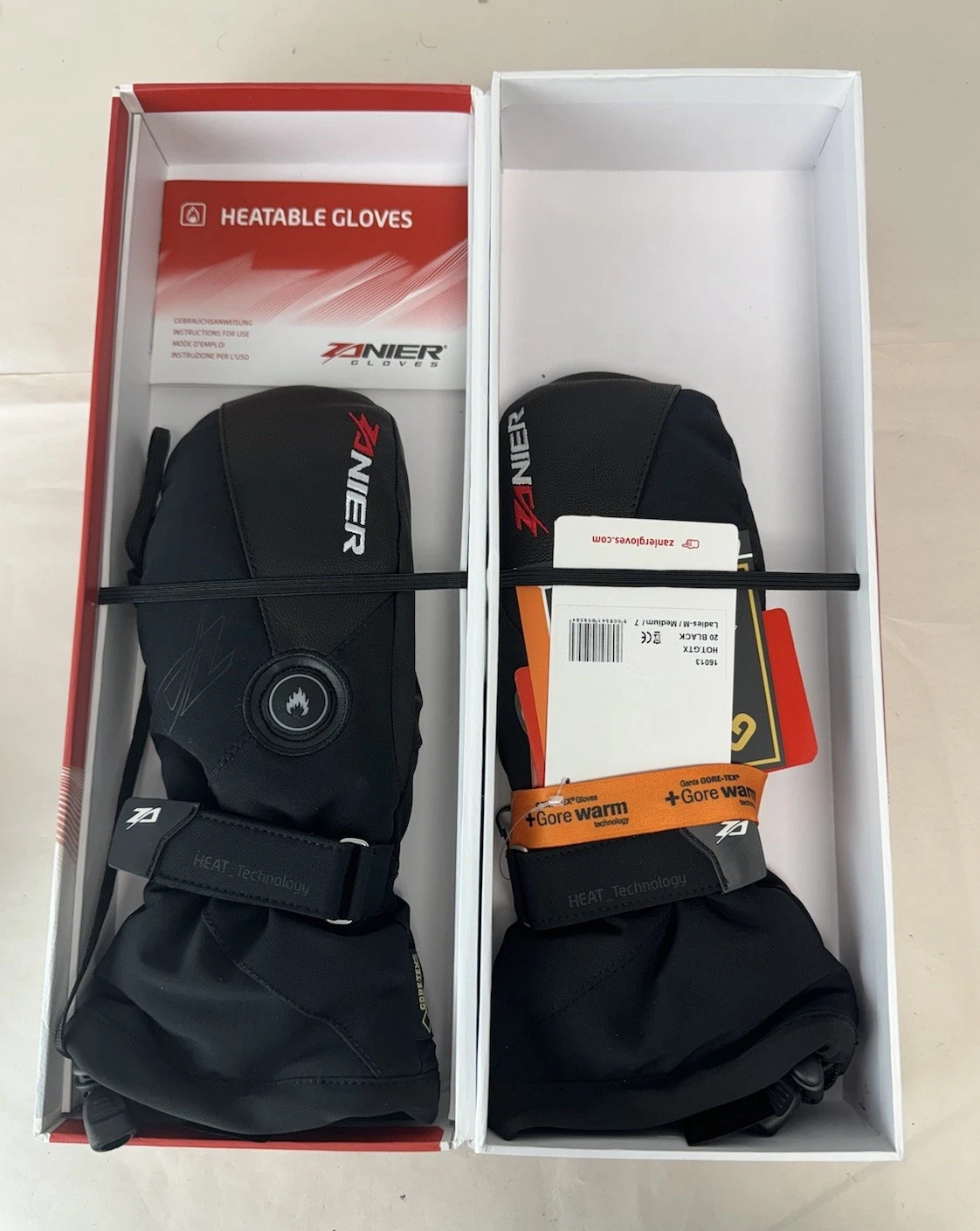 Zanier Ski Heatable Women's Gloves Size M
