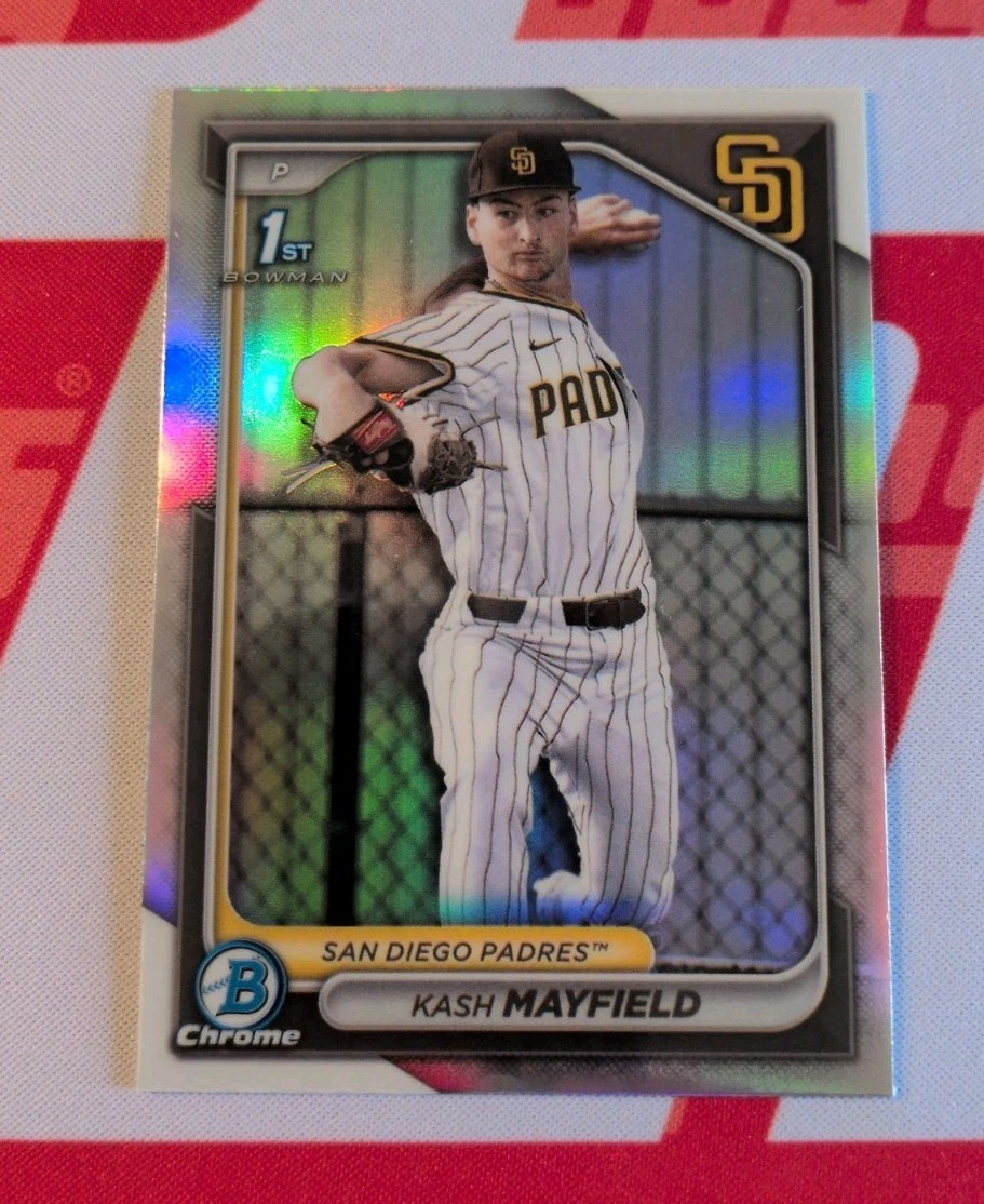2024 Bowman Draft Kash Mayfield Chrome REFRACTOR