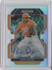 2022 Panini Prizm Draft Picks Base Autographs Prizms Silver #89 Ben Joyce