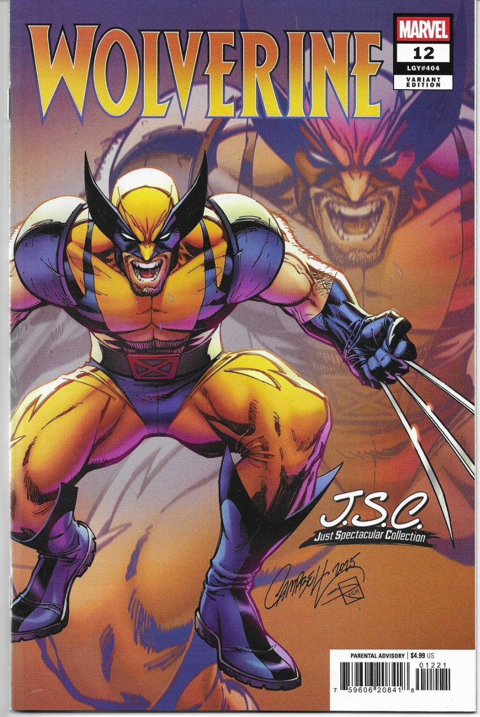 WOLVERINE (2024) #12 JS CAMPBELL Variant - New Bagged (S)