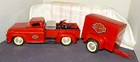 CUSTOM MADE TONKA TOYS NYLINT HARLEY DAVIDSON PRESSED STEEL TRUCK & TRAILER