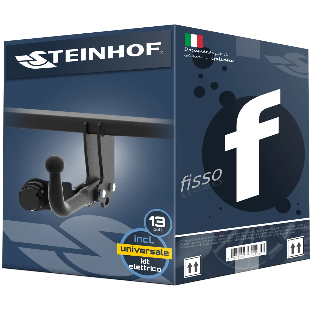 BMW AHK - Gancio di traino rimovibile, incl. set E, per BMW Serie 1 F20 F21, fino all'anno di costruzione 03/14