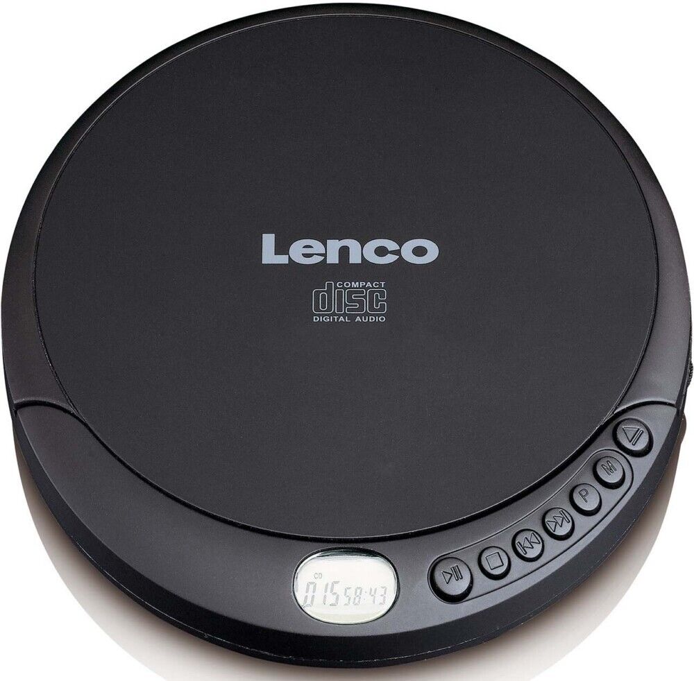 Thumbnail - 10 Stk. Lenco Cd-player Cd-010 Sw Lenco Schwarz Portable Lenco