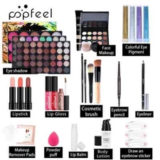 Best-Selling Makeup Kits Sets Eyeshadow Eyeliner Brow Powder Concealer Cosmetics