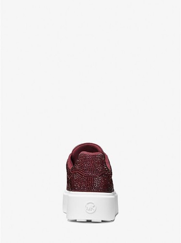 MICHAEL Michael Kors Romey Embellished Platform Sneakers - 第 3/5 張圖片
