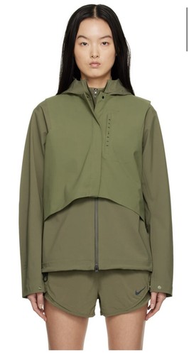 Nike Storm Fit Running Division Hooded Jacket Women’s SMALL Olive Green DV1247 S - Picture 2 of 6