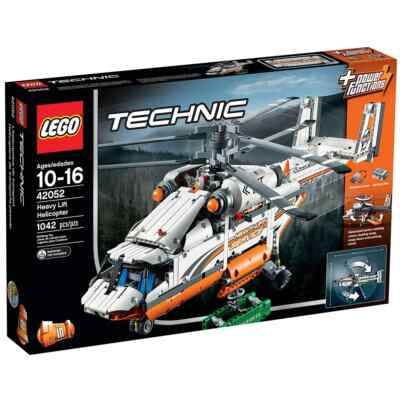 Lego Heavy Lift Helicopter 42052 Technic Minifigure Building Set  673419268714|