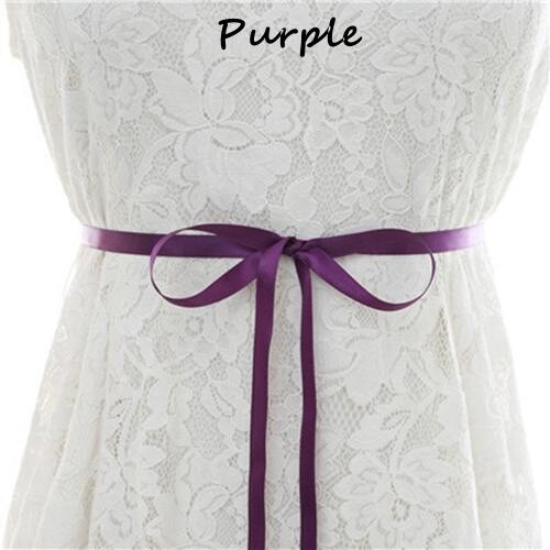 Thin Rhinestone Chain Bridal Sashes Crystal Women Wedding Bridesmaids Dress Belt - Picture 13 of 24