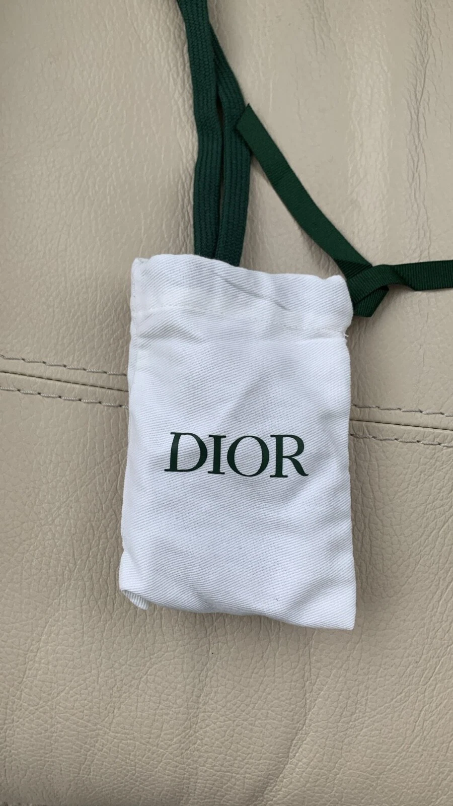 Lacets de chaussures Dior vert World Tour B27