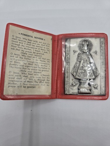 lot of 3 St ANNE ANN, ST. joseph, nov Metal Plaque Folder Pocket Catholic PRAYER - Picture 3 of 6