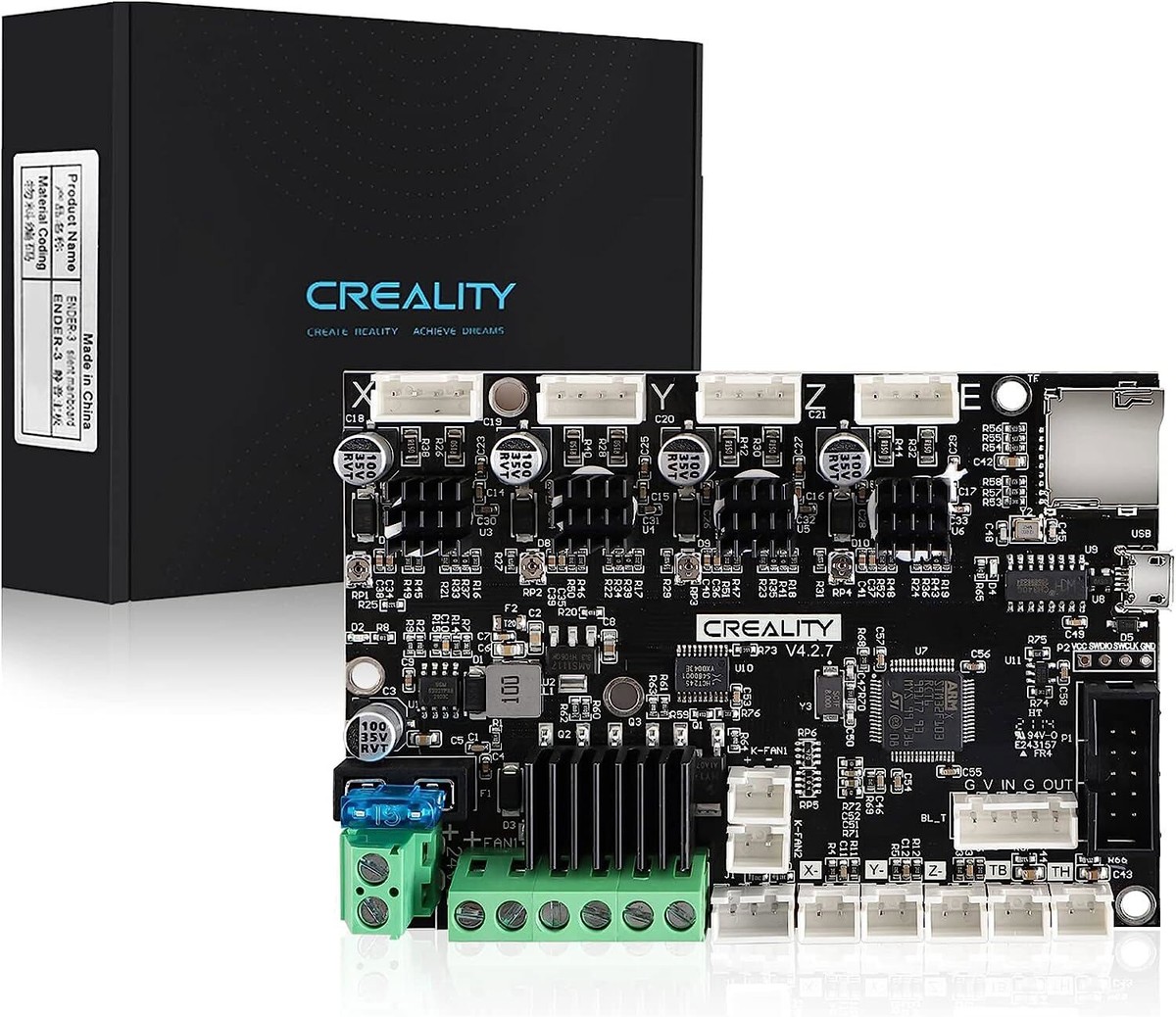 Official Creality V4.2.7 Silent Board TMC2225 Driver Marlin 2.0.1
