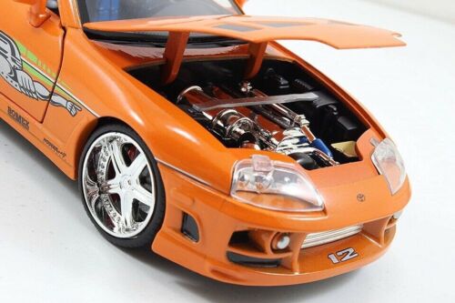 1995 TOYOTA SUPRA , FAST AND FURIOUS, ORANGE - JADA JAD97168 1/24 - Picture 3 of 5