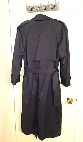 Jones New York Women's 100% Wool Trench Coat Size L - Picture 2 of 15