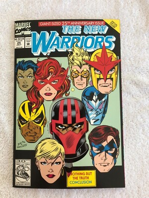 New Warriors #25 (Jul 1992, Marvel) VF+ 8.5