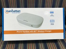 Manhattan brand Phone Sanitizer w Qi Wireless Charger model 102407