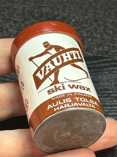 VAUHTI SKI WAX Made in Finland UNUSED Cross Country Downhill Skiing NOS - Picture 6 of 6