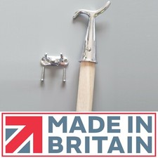 Polished Chrome Sash Window Pole & Hook Skylight Window Loft Blinds Boat GB MADE