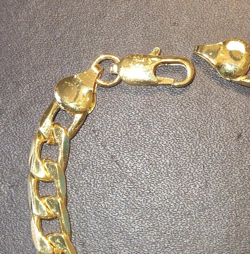 BRACCIALE CORDOLO FINE 8MM COLOR ORO E CONFEZIONE REGALO OMAGGIO. - Foto 3 di 8