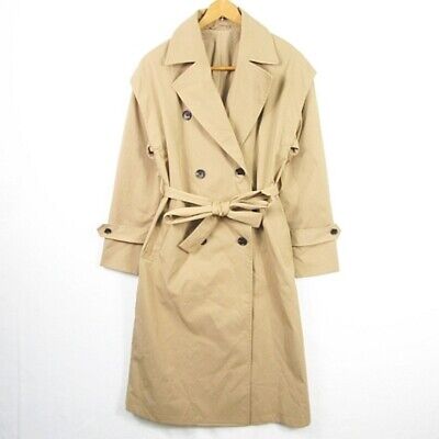 GU 2 Way Trench Coat Gilet Long Length XS Beige Small Size GU 2 Way Trench Coat Gilet Long Length XS Beige Small Size