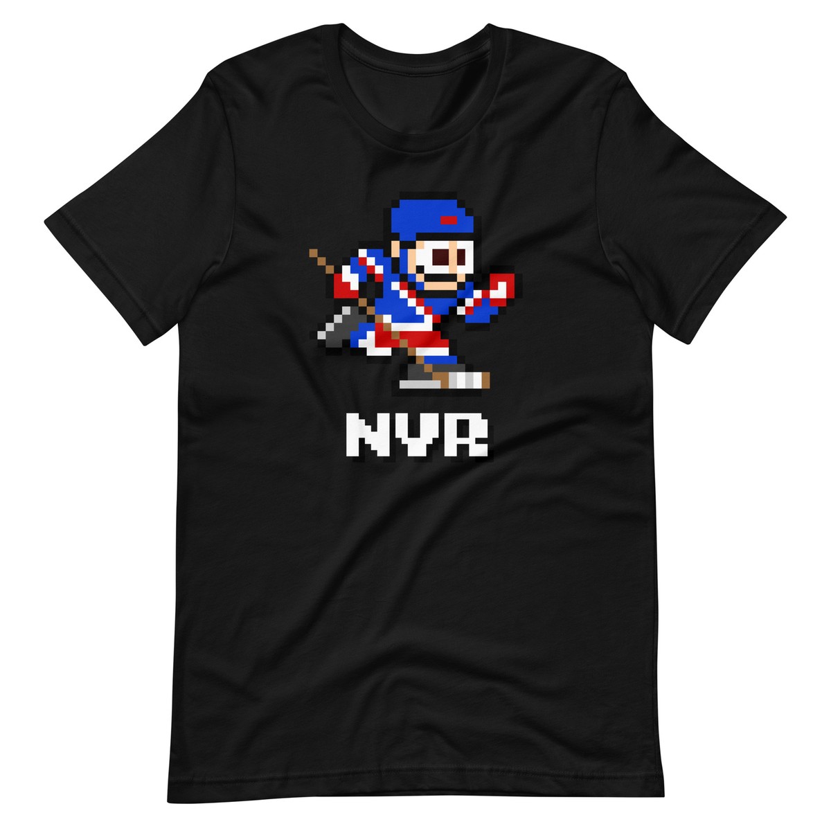 New York Rangers NES Hockey Team Jersey 8-bit Vintage