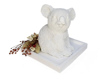 HANDARBEIT DIY Latex Mould Suitable for Concrete Relief Casting Compounds Koala Bear (310)