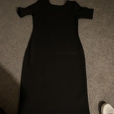 Black Bodycon Dress UK Size 12