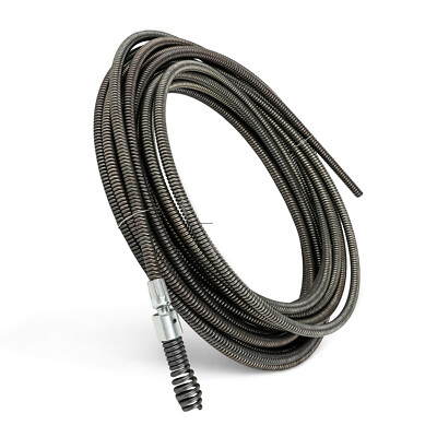  Heavy-Duty 5/16'' x 25ft Drain Cleaning Cable Fits Model 62235, G2037506, 4MY89
