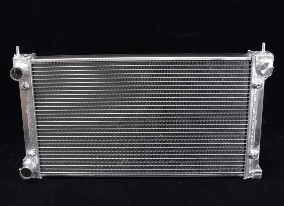 Radiador de 2 filas para Volkswagen Golf MK1 MK2 GTI/SCIROCCO MT 1981-1991 todo aluminio Foto 3 de 4