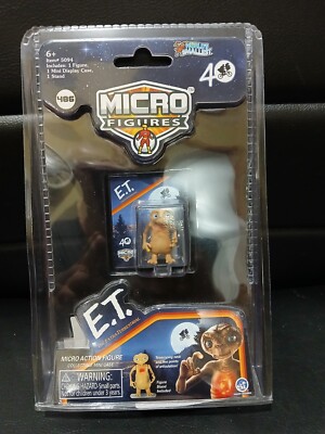 Micro Figures The Worlds Smallest E.T. Figure With Closing Case Micro Action...
