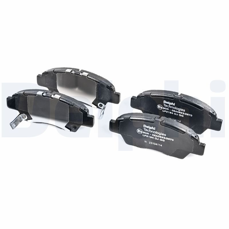 Plaquettes de frein DELPHI LP2194 pour disque de stationnement HONDA Civic en céramique