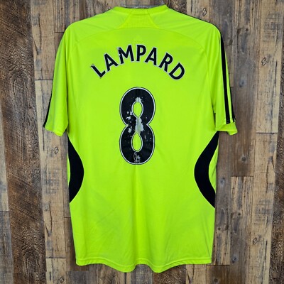 Chelsea FC 2007-08 Away Soccer Jersey LAMPARD #8 Adidas 697777