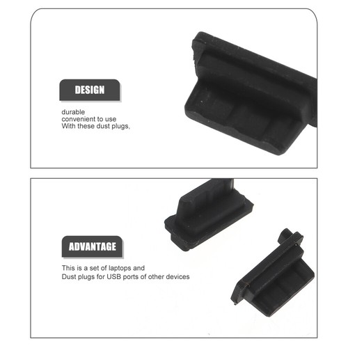 32 Pcs Couverture De Poussière USB Prise Port Charge Prises Informatiques - Photo 7/12