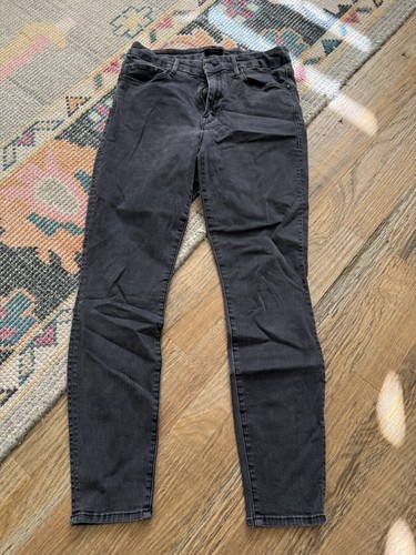 Mother The Looker Jeans 27 4 Rebels and Lovers Denim Black Gray Skinny Women's