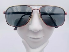 Vintage Champ Brown Gold Metal Pilot Sunglasses FRAMES ONLY