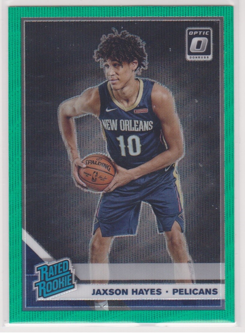 2019-20 Jaxson Hayes Optic Green Wave Prizm Basketball Rookie Card #190 Fanatics