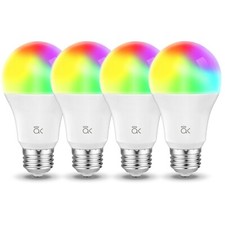Smart Light Bulb, Abovelights A19 E26 9W Wifi LED Smart Bulb, Alexa 4-Pack