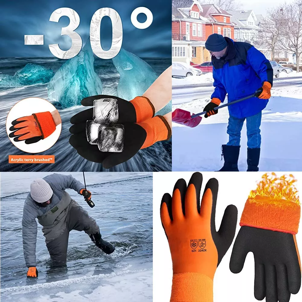 Thermal Waterproof Winter Work Gloves