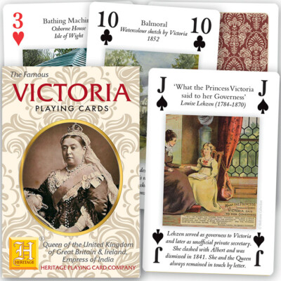 Queen Victoria (Her Life & Reign) Deck 52 Spielkarten + Joker (hpc)