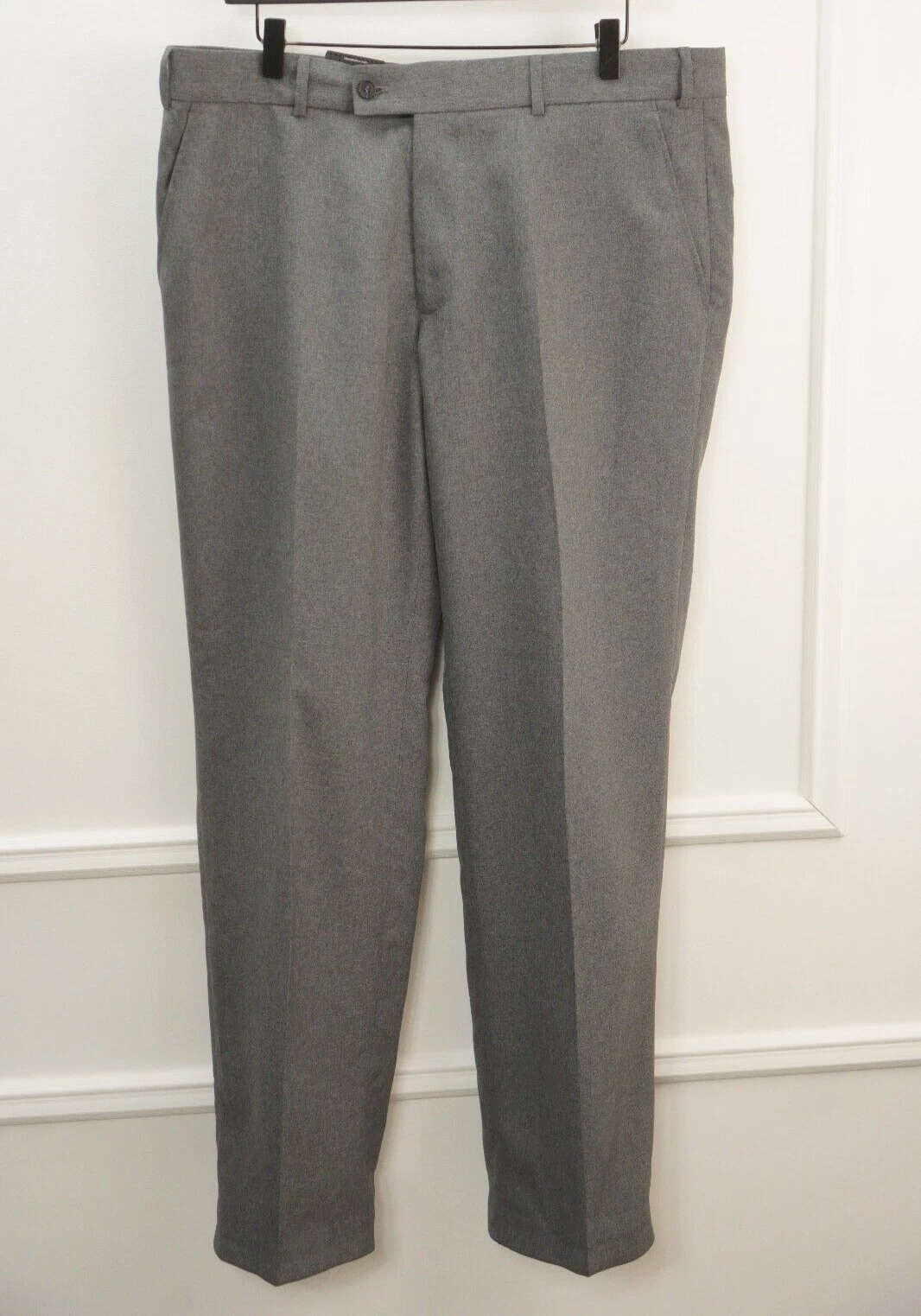 Men Dressmann Dress Pants Grey Slim Fit Formal Size W36 L32 JNJ129