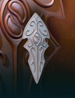 Elven Shield   - Davale Games  Herr der Ringe - Tabletop - 28mm