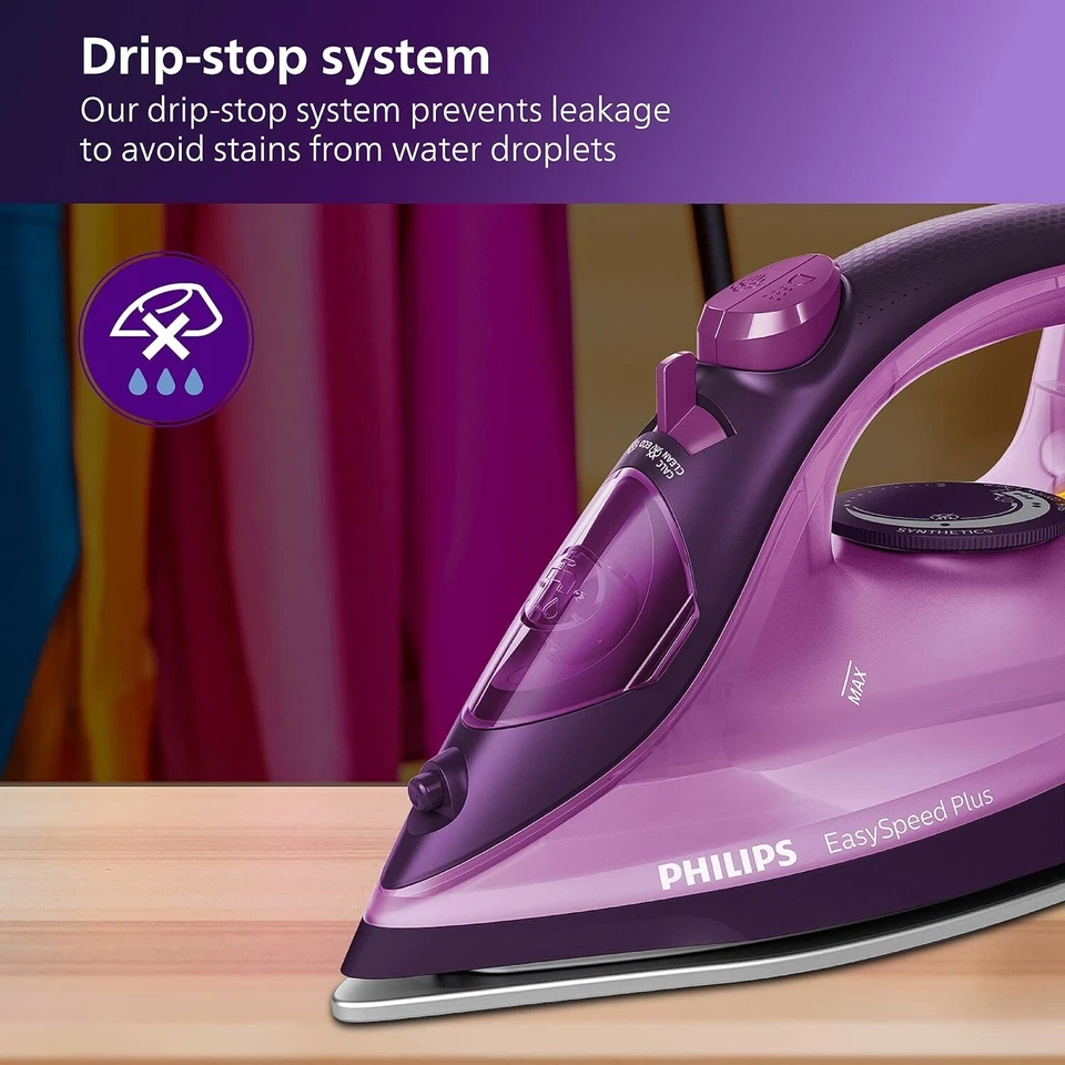 New Philips Easy Speed GC2147/30, 2400W Steam Iron ceramic sole-plate- Free Post - Image 2 of 4
