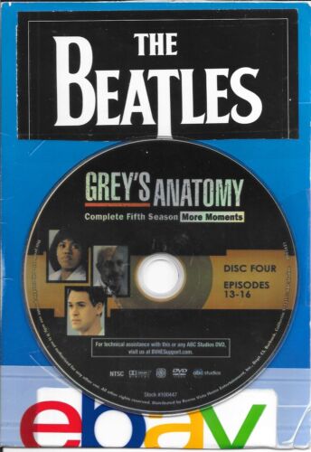 GREY,S ANATOMY - SEASON 5 DISC 4 (REPLACEMENT DVD-DISC ONLY)-FAST SHIP WORLDWIDE - Picture 1 of 3