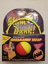 POOF OVER THE DOOR BREAKAWAY HOOP 1999 NEW AGES 5 SCREWLESS DOOR MOUNT VINTAGE