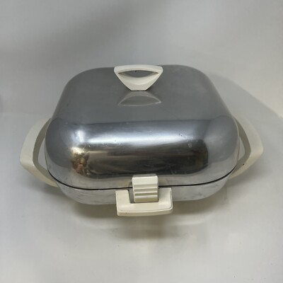 Fry Pan Buffet Electric Skillet Penncrest Deluxe Teflon Nonstick Vintage