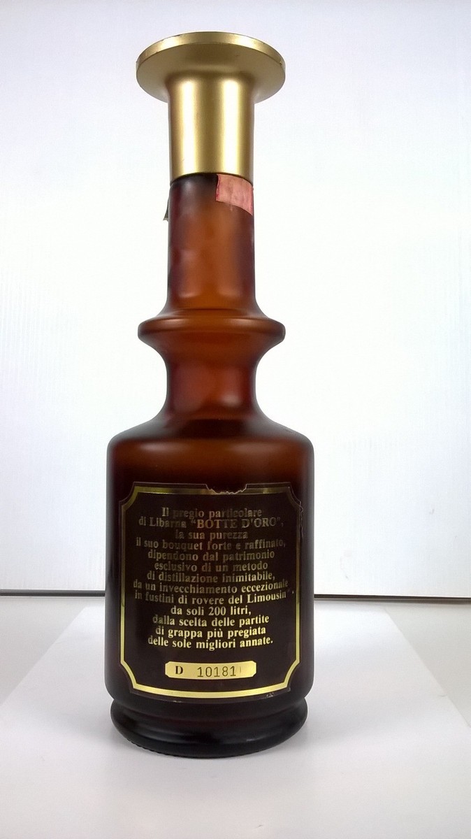 Grappa Libarna Monte D'Oro Pregiata cl70 - Gr40 Collection