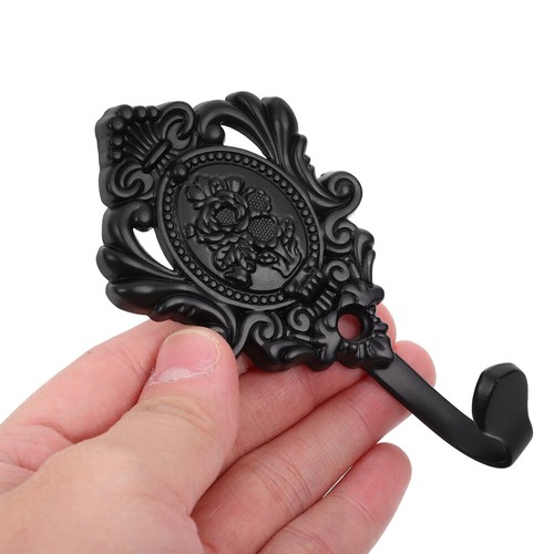 2 Pcs Zinc Alloy Wall Hook Curtain Tie-back Hooks Holdbacks for Holder - Afbeelding 2 van 12