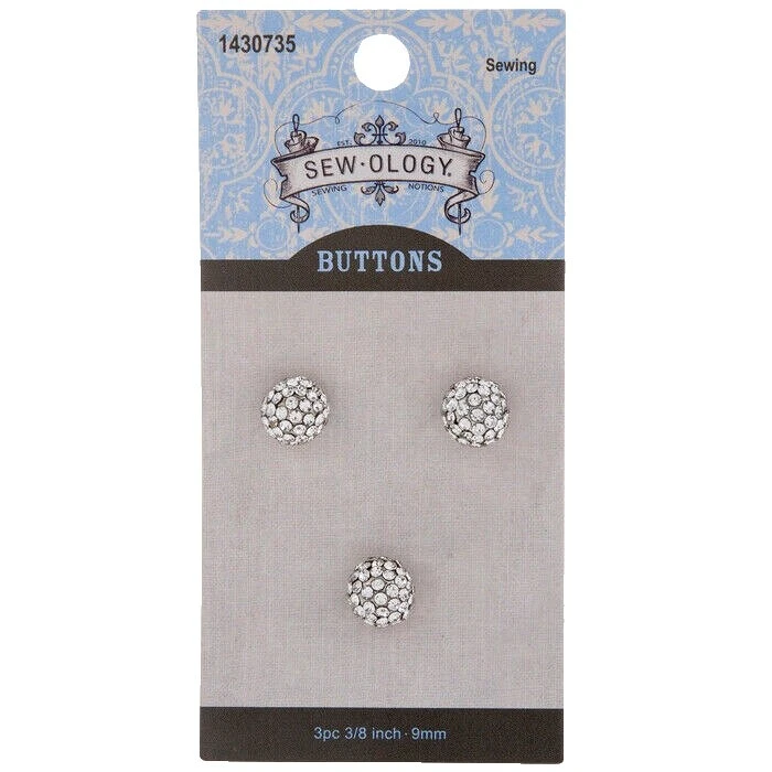 Crafts Round Rhinestone Sewing Buttons