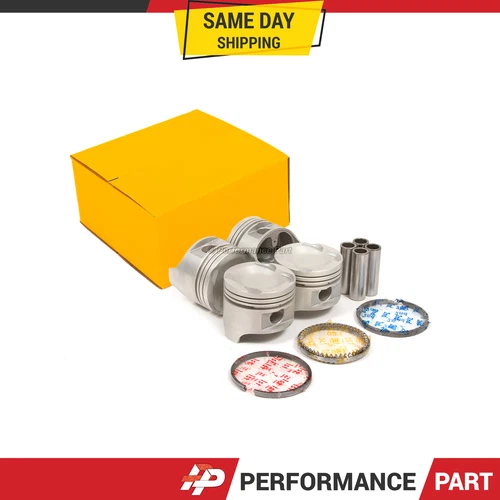 Pistons with Rings @STD Fit 88-92 Ford Probe Mazda 626 MX6 2.2L SOHC F2