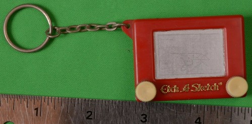 Sketch Vintage Toy Key Chain Ring Works 