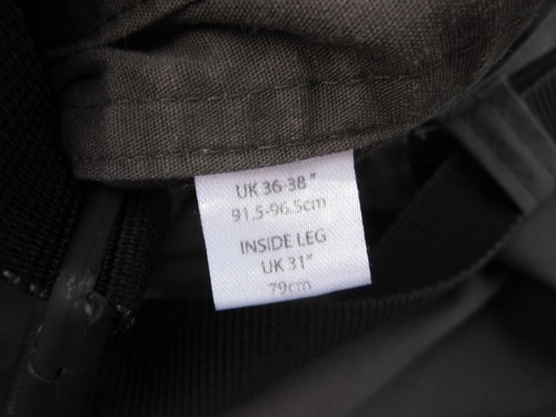 Trespass Cargo Trousers Mens W36 L31 Brown Belt Straight Hiking Walking Outdoor - Picture 14 of 16